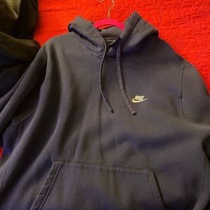 Mens Nike Navy blue hoodie.
